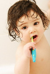 Child Brushing Teeth - Pediatric Dentist in Keller, Fort Worth and Southlake, TX - Bridget McAnthony, DDS