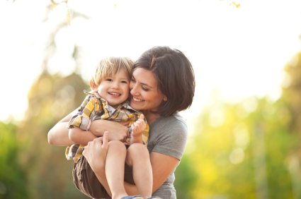 Mother holding child - Pediatric Dentist in Keller, Fort Worth and Southlake, TX - Bridget McAnthony, DDS